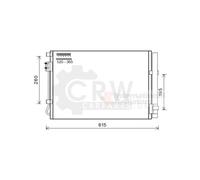 Condensatore Climatizzatore Per Hyundai I20 1.2 1.4 Accent IV