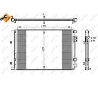 Condensatore, Climatizzatore per HYUNDAI KIA ACCENT i20 RIO SOLARIS VELOSTER