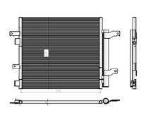 Condensatore, Climatizzatore per JAGUAR F-TYPE XF XJ XK