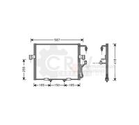 Condensatore Climatizzatore Per KIA Sportage 2.0i 16V 4WD