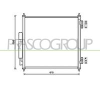 Condensatore, Climatizzatore per LAND ROVER DISCOVERY RANGE ROVER RANGE ROVER SP