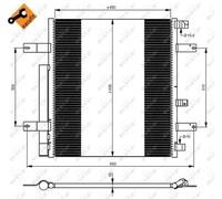 Condensatore, Climatizzatore per MERCEDES-BENZ ATEGO ATEGO 2 ATEGO 3 ECONIC 2