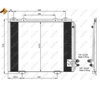 Condensatore, Climatizzatore per MERCEDES-BENZ CLASSE E