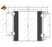 Condensatore, Climatizzatore per MERCEDES-BENZ CLASSE M
