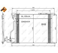 Condensatore, Climatizzatore per MERCEDES-BENZ CLASSE S SL