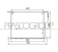 Condensatore, Climatizzatore per MERCEDES-BENZ CLASSE S SL