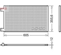 Condensatore, Climatizzatore per MERCEDES-BENZ RENAULT CITAN KANGOO KANGOO / GRA
