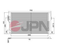 Condensatore, Climatizzatore per MERCEDES-BENZ VIANO VITO VITO / MIXTO