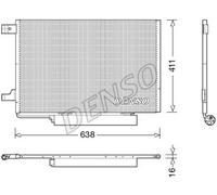 Condensatore Climatizzatore PER Mercedes B 160 70 KW 95 CV
