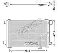 Condensatore Climatizzatore PER Mercedes CLK Cabrio CLK 320 160 KW 218 CV