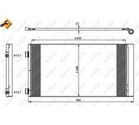 Condensatore, Climatizzatore per MINI MINI MINI CLUBMAN MINI CLUBVAN