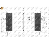 Condensatore, Climatizzatore per MITSUBISHI CARISMA SPACE STAR