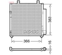 Condensatore, Climatizzatore per MITSUBISHI MIRAGE / SPACE STAR