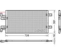 Condensatore, Climatizzatore per NISSAN OPEL RENAULT PRIMASTAR TRAFIC II VIVARO