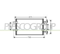 Condensatore, Climatizzatore per NISSAN OPEL RENAULT VAUXHALL PRIMASTAR TRAFIC I