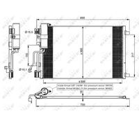 Condensatore, Climatizzatore per NISSAN QASHQAI