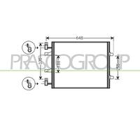 Condensatore Per NISSAN PRIMASTAR Dal 2007 Al 2015 DS952C003 8200411148