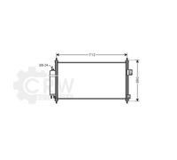 AVA COOLING SYSTEMS DN5263D Condensatore climatizzatore