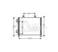 Condensatore Climatizzatore Per Opel Agila (A) 1.2 16V 1.0 12V Suzuki