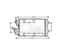 VAN WEZEL 37005454 Condensatore climatizzatore
