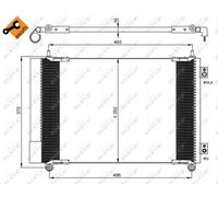 Condensatore, Climatizzatore per PEUGEOT 206