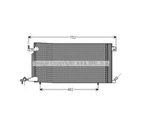 Condensatore Climatizzatore per Peugeot 306 Break 7E N3 N5 Hatchback 7A 7C N _7_