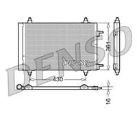 Condensatore Climatizzatore PER Peugeot 307 Break 1.6 BioFlex 80 KW 109 CV