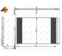 Condensatore, Climatizzatore per PORSCHE VW CAYENNE TOUAREG