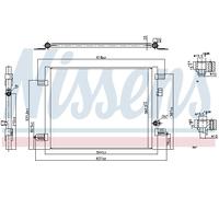 Condensatore, Climatizzatore per RENAULT GRAND KANGOO KANGOO ZOE