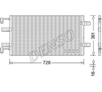 Condensatore Climatizzatore PER Renault Trafic II 2.5 dCi 135 99 KW 135 CV