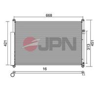 Condensatore, Climatizzatore per SUZUKI GRAND VITARA