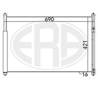 ERA Benelux Condensatore climatizzatore 667080 per Suzuki Grand Vitara II JT TE con essicatore