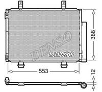 Condensatore Climatizzatore PER Suzuki Swift IV 1.2 69 KW 94 CV