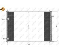 Condensatore, Climatizzatore per TOYOTA AURIS AURIS VAN AVENSIS COROLLA MATRIX V