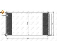 Condensatore, Climatizzatore per TOYOTA AURIS COROLLA VERSO