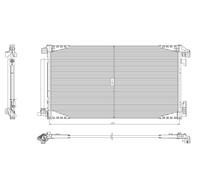 Condensatore, Climatizzatore per TOYOTA C-HR
