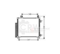 Condensatore Climatizzatore Per Toyota IQ 1.0 1.33