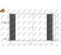 Condensatore, Climatizzatore per TOYOTA PREVIA RAV 4