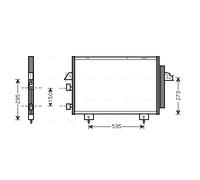 Condensatore, Climatizzatore per TOYOTA RAV 4