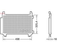 Condensatore, Climatizzatore per TOYOTA YARIS