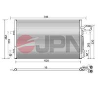 Condensatore, Climatizzatore per VOLVO C30 C70 S40 V50