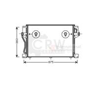 Condensatore Climatizzatore Per Volvo V70 I 2.4 2.5 TDI 850 Kombi