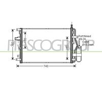 Condensatore, Climatizzatore per VOLVO XC90