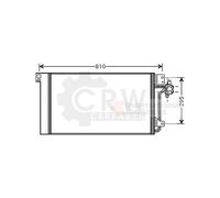 Condensatore Climatizzatore Per VW Transporter V Bus 1.9 TDI 2.5
