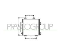 Condensatore Per CITROEN C1 Dal 2005 Al 2008 CI201C001 6455EE