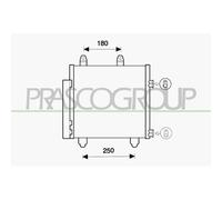 Condensatore Per Citroen C1 Dal 2014 Ci206c001 B000995480