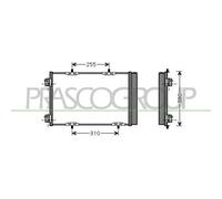 PRASCO CI305C003 Condensatore climatizzatore
