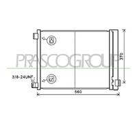 PRASCO DS014C001 Condensatore climatizzatore