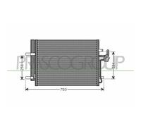 Condensatore Per Ford Galaxy Dal 2006 Al 2010 Fd110c002 1405365
