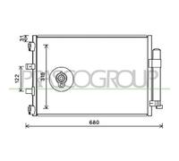 Condensatore Per Ford Focus Dal 2011 Al 2014 Fd428c002 1798139
